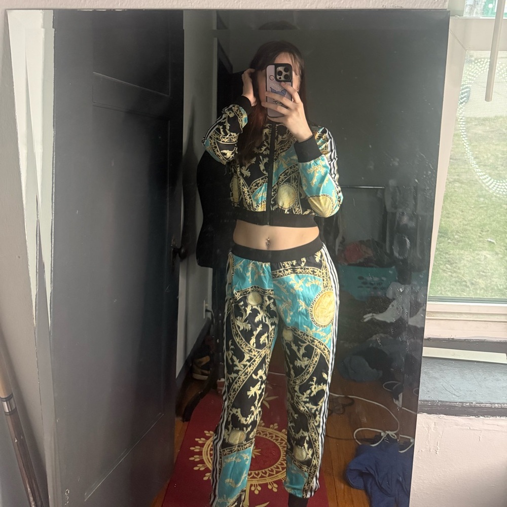 Fashion Nova Versace like styled tracksuit